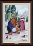 Beauty And The Beast Art Beauty And The Beast Art Gentle Beast (Framed)